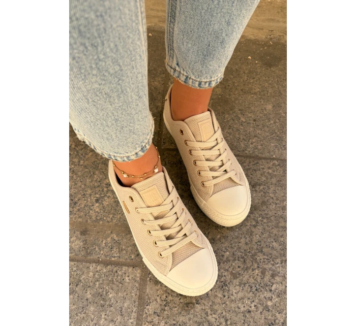 Dámské Textilní Tenisky Big Star model 21693141 Béžové - Big Star Shoes Dámské Textilní Tenisky Big Star model 21693141 Béžové - Big Star Shoes