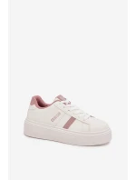Sneakersy Damskie Na Platformie Big Star SS274346 Białe