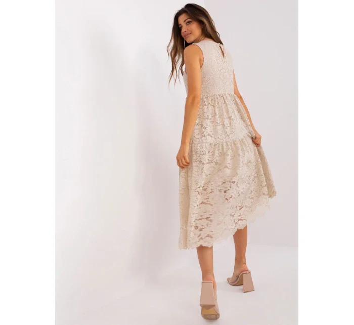 TW SK BI 8246 šaty.37X béžová