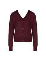 Dámsky sveter Thermal JUMPER CARDIGAN vínový