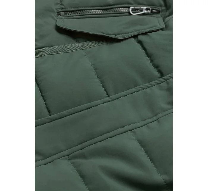 KURTKA ZIMOWA DAMSKA ZIELONA model 21244952 - LHD