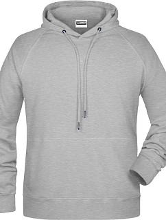 Pánská raglánová mikina s kapucí 02. grey heather model 22435140 - Daiber