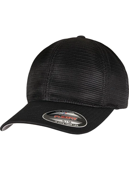 6 panelová síťovaná kšiltovka black model 22412072 - Flexfit 6 panelová síťovaná kšiltovka black model 22412072 - Flexfit