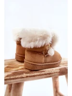 Dětské teplé sněhule Hnědá a bílá model 21600352 - Boto