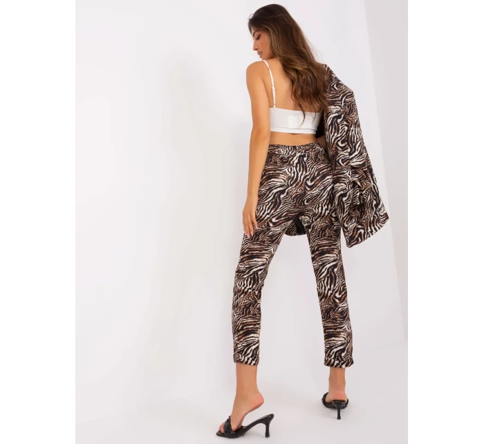 DHJ nohavice SP 13926 6.60P čierna béžová