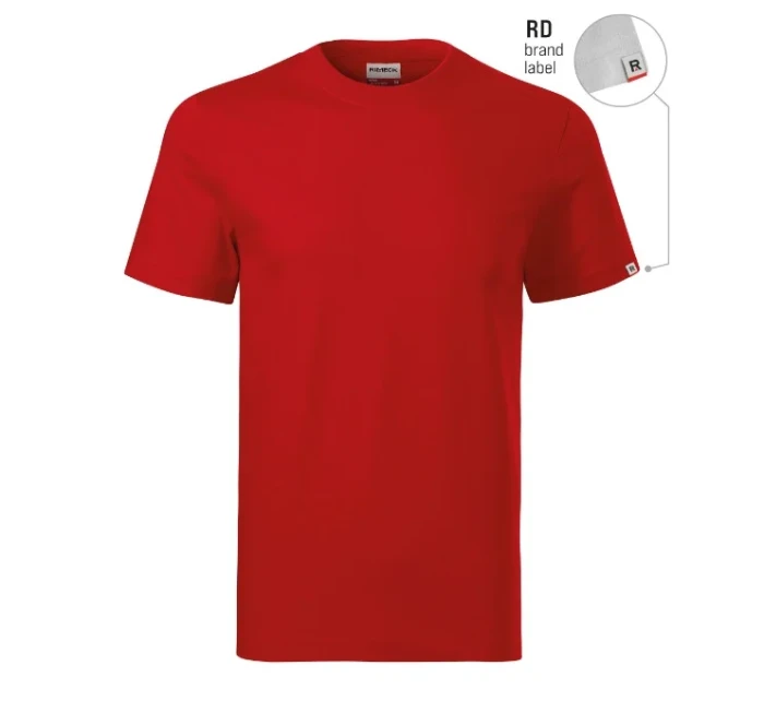 Base tričko unisex červená 07 (brand label)