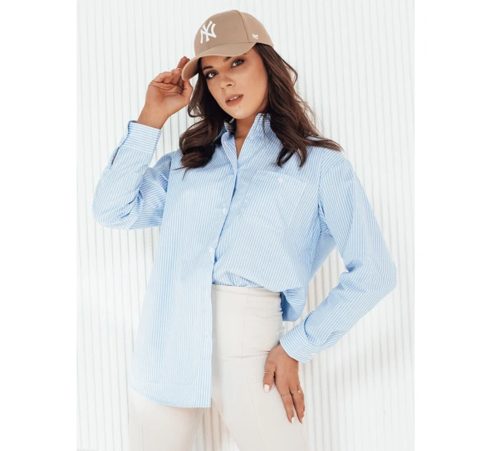 Dámská pruhovaná košile modrá Dstreet model 21973488 - FashionStreet