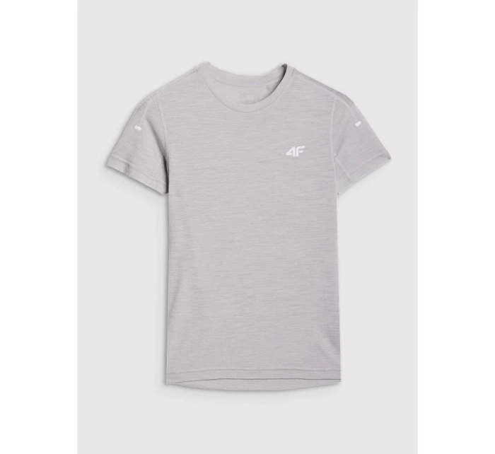 Dámské trekingové tričko z Merino vlny model 21434481 - 4F Dámské trekingové tričko z Merino vlny model 21434481 - 4F