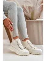 Dámské Tenisky Na Platformě Eko Kůže Big Star model 21669609 Bílé - Big Star Shoes