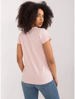Bluzka RV BZ model 19735061 jasny różowy - FPrice Bluzka RV BZ model 19735061 jasny różowy - FPrice