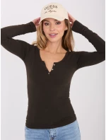 Bluzka WT BZ model 21859100 ciemny brązowy - FPrice