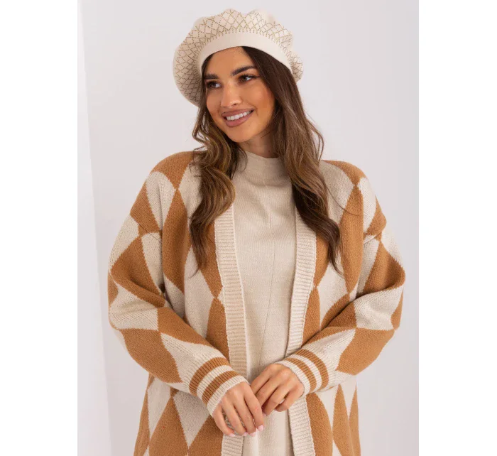 Světle béžová čepice model 20724709 béžová - FPrice Světle béžová čepice model 20724709 béžová - FPrice