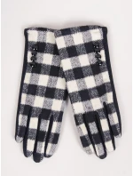 Dámské rukavice model 20743008 Černá s bílou - Yoclub