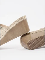 Jedinečné dámské zlaté nazouváky na klínku Jedinečné dámské zlaté nazouváky na klínku