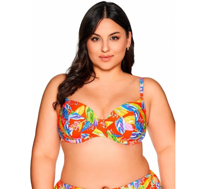 Podprsenka s model 20985700 košíčky SK 226 Vivid Orange - Ava