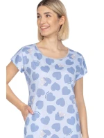Dámská noční košilka 122 light blue - REGINA Dámská noční košilka 122 light blue - REGINA