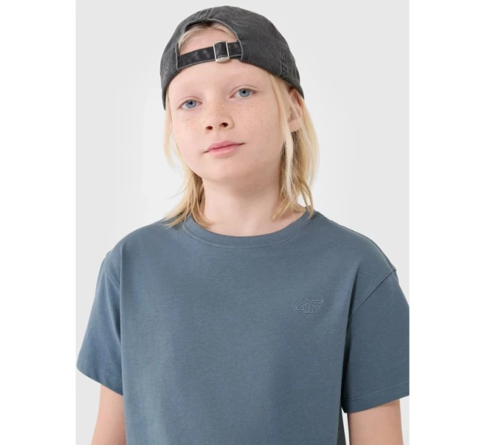 Hladké chlapecké tričko oversize model 21942100 - 4F Hladké chlapecké tričko oversize model 21942100 - 4F