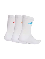 Adidas Linear Crew Cushioned Sportswear Crew C 3P ponožky White KC9623