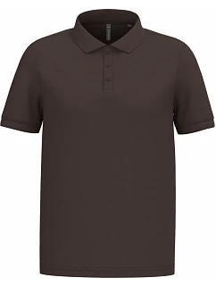 K 254 Pánské piqué polo model 22422000 chocolate - Kariban