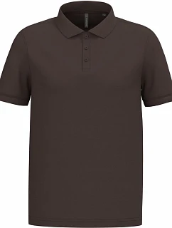 K 254 Pánské piqué polo model 22422000 chocolate - Kariban