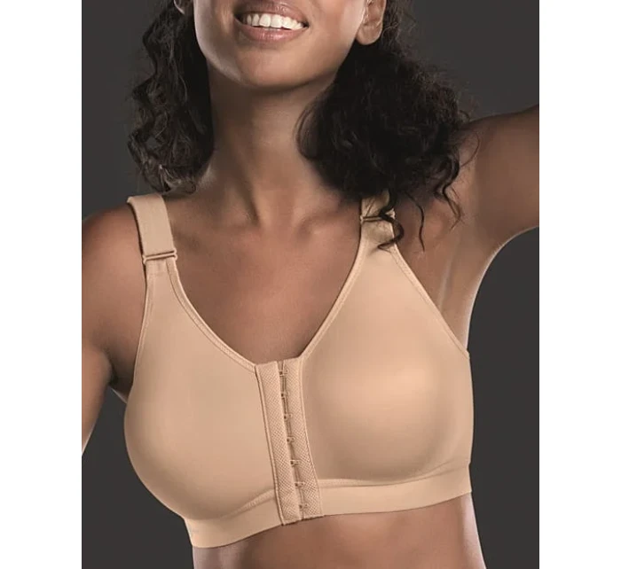 frontline otvorená športová podprsenka so zapínaním vpredu 5523 desert - Active