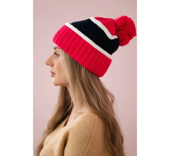 Kinga dámska čiapka K297 pink neon+green