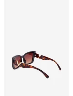 Dámské sluneční brýle kočičí oko hnědé