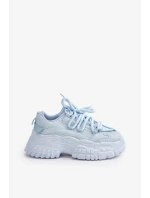 Dámske tenisky na pevnej podrážke modré Nevela Dámske tenisky na pevnej podrážke modré Nevela