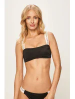 Vrchný diel plaviek KW0KW00548-BEH čiernobiela - Calvin Klein