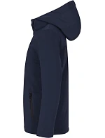 Padded Hooded Softshell Junior Dětská zateplená softshellová bunda s kapucí model 22454895 dark navy - Clique