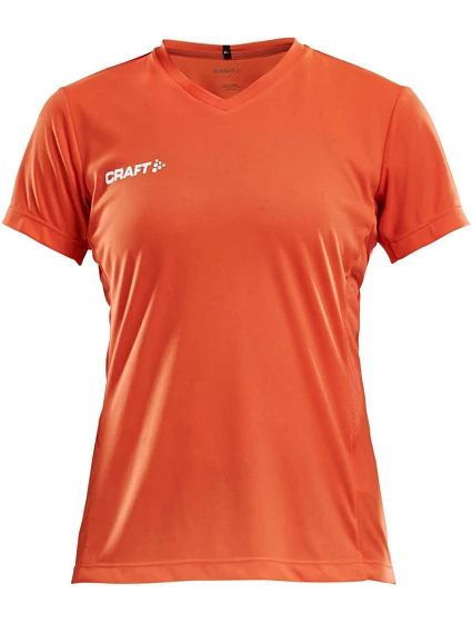 Craft Teamwear Squad Go Jersey Solid W Dámske športové tričko s výstrihom do V 82.5566 cocktail Craft Teamwear Squad Go Jersey Solid W Dámske športové tričko s výstrihom do V 82.5566 cocktail