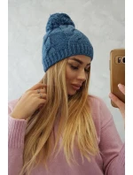 Fleecová čiapka Stefania K278 denim Fleecová čiapka Stefania K278 denim