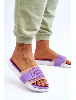 Dámské sportovní pantofle fialový Sunrise