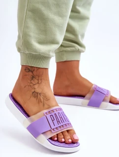 Dámské sportovní pantofle fialový Sunrise