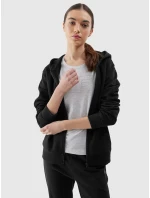 Dámska mikina s kapucňou 4F - čierna