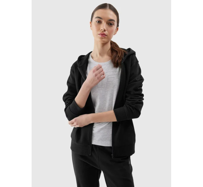 Dámska mikina s kapucňou 4F - čierna