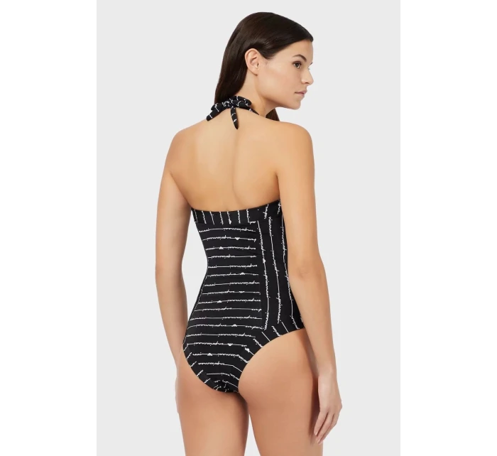 Dámske jednodielne plavky 262443 1P310 65820 čierna - Emporio Armani
