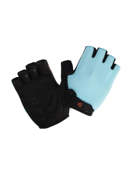 SPORT Cyklistické rukavice Stikke Světle modrá s černou - Radvik