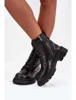 Šnurovací vyšší model 218065 Krok v štýle Šnurovací vyšší model 218065 Krok v štýle