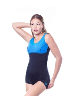 Plavky 016 B1D4 čierno-modré