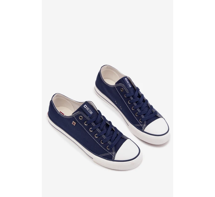 Pánské Nízké Tenisky Big Star Tmavě Modré model 21705211 - Big Star Shoes Pánské Nízké Tenisky Big Star Tmavě Modré model 21705211 - Big Star Shoes