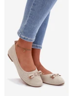 Baleríny s Mašlí Béžové model 21997782 - Boto