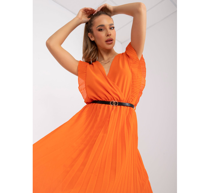 Dámske šaty-DHJ-SK-N13198-1.22-oranžové