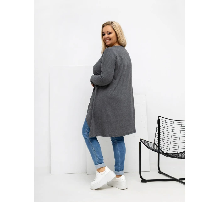 Blúzka RV BZ 7054 1.06 tmavosivá