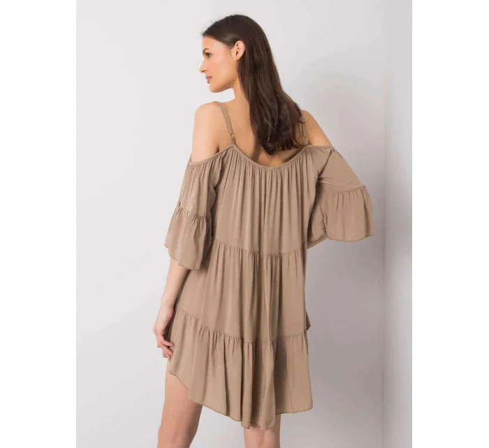 Dámske šaty TW SK BI 80840.20 béžová - ťava - Och Bella