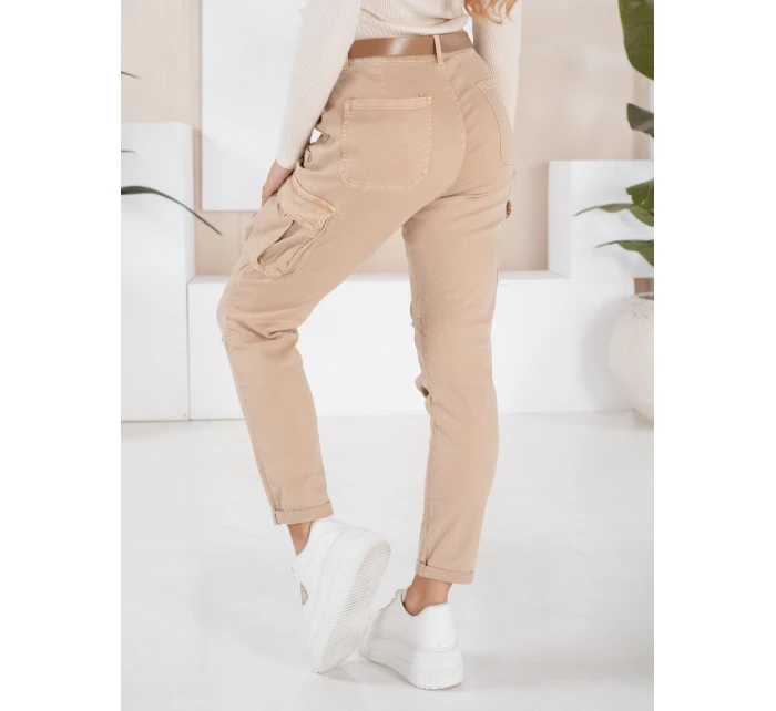 Dámské cargo kalhoty light beige Dstreet model 21989109 - FashionStreet