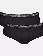 sloggi GO Ribbed R Hipster C2P - BLACK - SLOGGI BLACK - SLOGGI