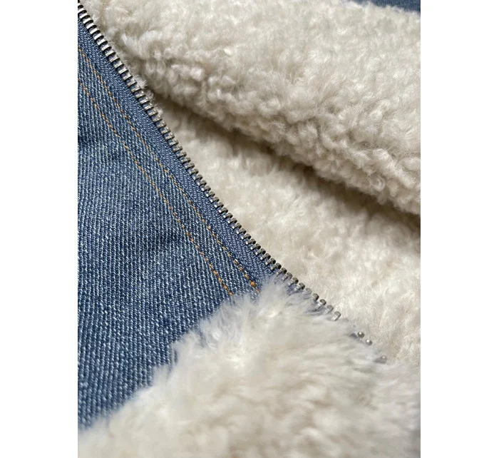 Světle džínová bunda s podšívkou typu  model 21248497 - J.STYLE
