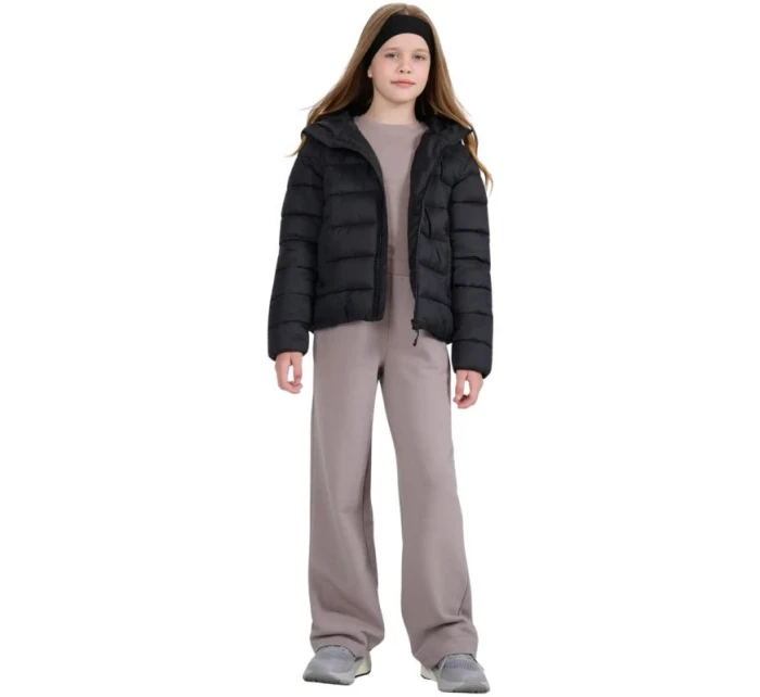 Detská páperová bunda 4F U0704 dark black 4FJWAW25TDJAU0704 20S Detská páperová bunda 4F U0704 dark black 4FJWAW25TDJAU0704 20S