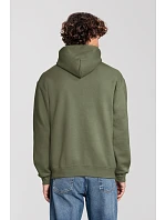 Fruit of the Loom Iconic Premium Hooded Sweat Mikina s kapucňou z hrubej bavlny 16.2284 classic olive